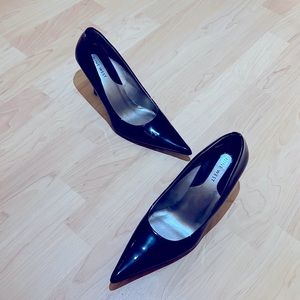 Size 8 Nine West Black Patent Leather Pumps